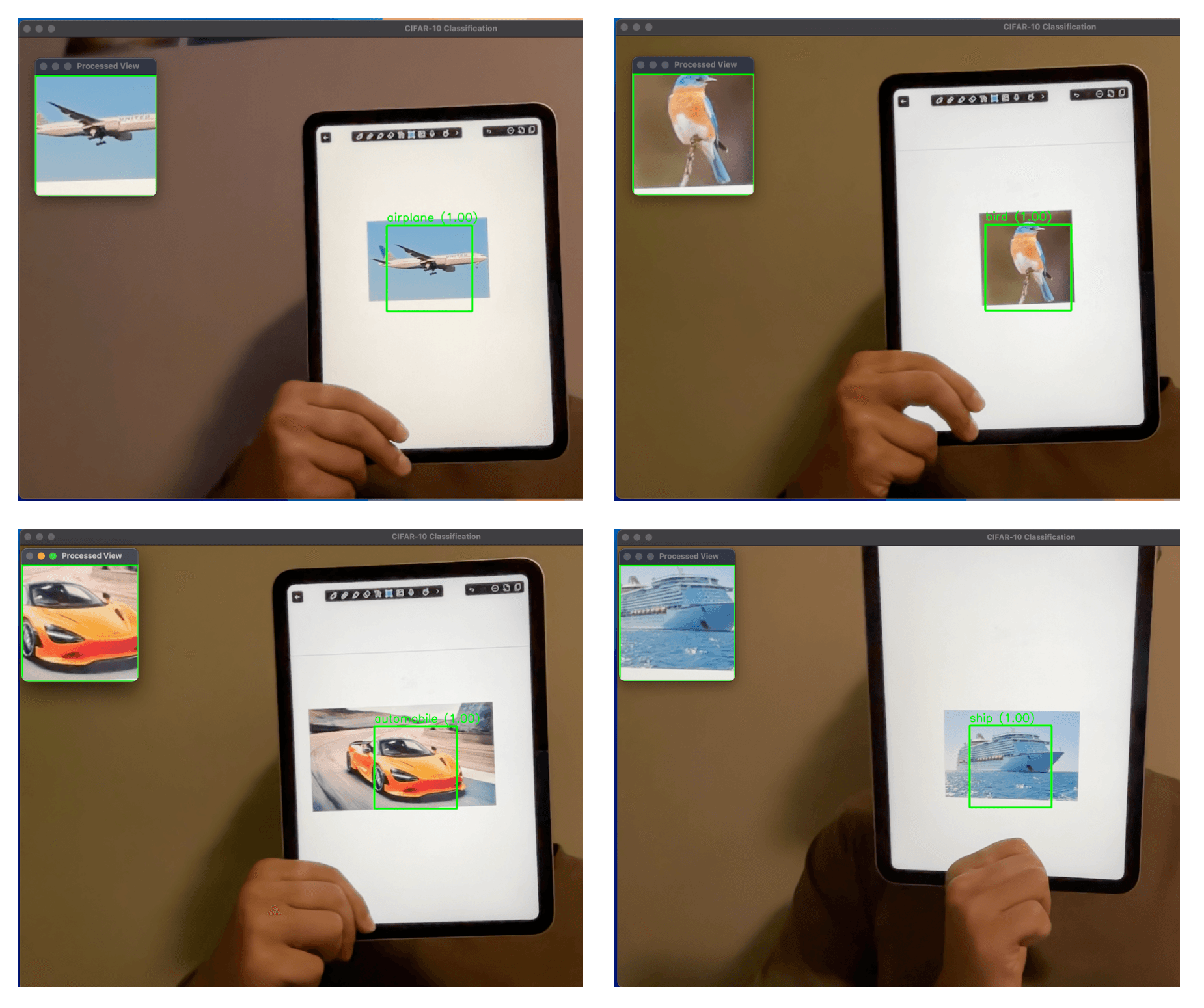 MNIST & CIFAR Real-Time Image Classification Systems